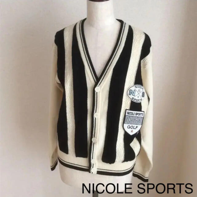 NICOLE(ニコル)のNICOLE Sports ニットカーディガン メンズ 38 メンズのトップス(カーディガン)の商品写真