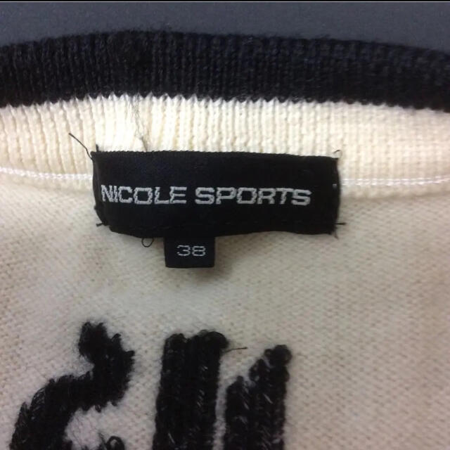 NICOLE(ニコル)のNICOLE Sports ニットカーディガン メンズ 38 メンズのトップス(カーディガン)の商品写真