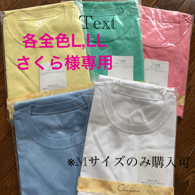 シャルレ(シャルレ)のさくら様専用　レディースシンプル半袖Tシャツ レディースのトップス(Tシャツ(半袖/袖なし))の商品写真