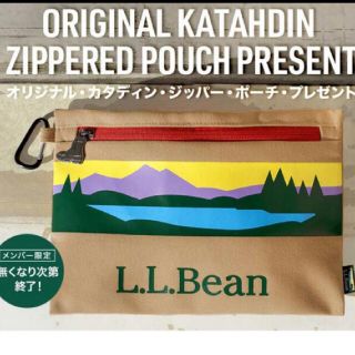 エルエルビーン(L.L.Bean)のエルエルビーン　ポーチ　カタディンジッパーポーチ　ノベルティ(ノベルティグッズ)