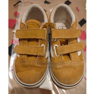 ヴァンズ(VANS)の【【専用】】〈KIDS〉VANSスニーカー 14cm マスタード色 (スニーカー)