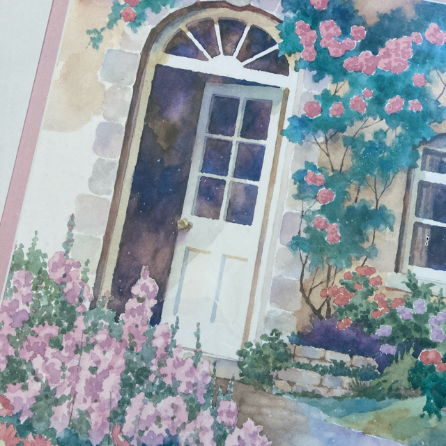 Usa画家作品 優しい色合いお花の素敵な風景画の通販 By ゆっこ S Shop ラクマ