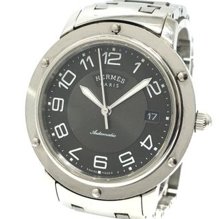 HERMES エルメスクリッパー　CL2.810 GMT グレー文字盤 自動巻き