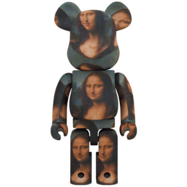 MEDICOM TOY(メディコムトイ)のBE@RBRICK LEONARD DE VINCI Mona Lisa ハンドメイドのおもちゃ(フィギュア)の商品写真