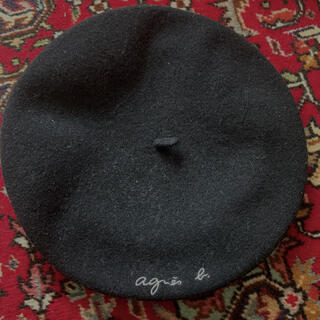 アニエスベー(agnes b.)のアニエス・ベー　ベレー帽　数回使用　made in France(ハンチング/ベレー帽)