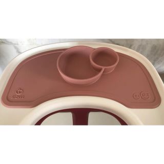 ストッケ(Stokke)のストッケトリップトラップ用　ezpz ピンク　ストッケ　イージーピージー(プレート/茶碗)