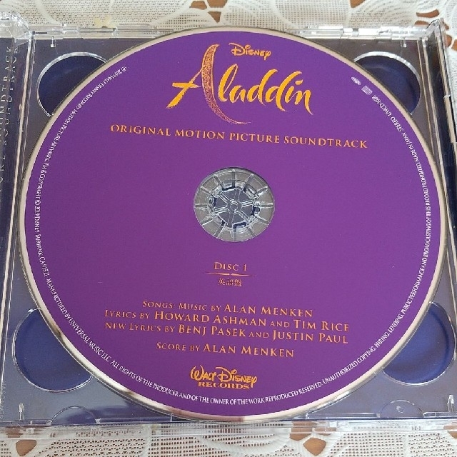 アラジン オリジナルサウンドトラック デラックス版 CD エンタメ/ホビーのCD(映画音楽)の商品写真