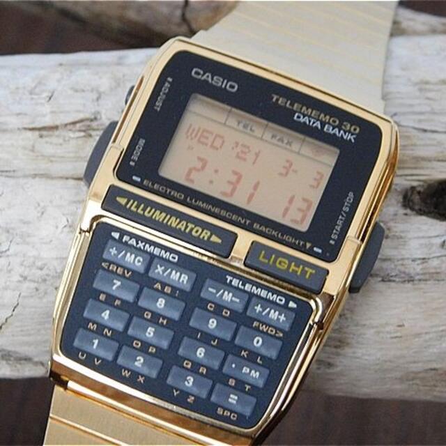 CASIO(カシオ)の【1990年製】CASIOデータバンクTELEMEMO30DBC-300GD メンズの時計(腕時計(デジタル))の商品写真