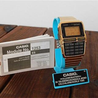 カシオ(CASIO)の【1990年製】CASIOデータバンクTELEMEMO30DBC-300GD(腕時計(デジタル))