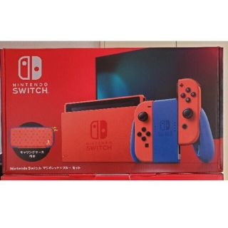 ニンテンドースイッチ(Nintendo Switch)のNintendo Switch マリオレッド×ブルー セット(家庭用ゲーム機本体)