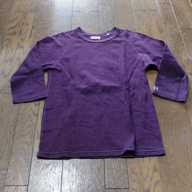HOLLYWOOD RANCH MARKET(ハリウッドランチマーケット)のハリウッドランチマーケット　ハリラン　サーマル　ロンT　七分袖　M　紫　グレー メンズのトップス(Tシャツ/カットソー(七分/長袖))の商品写真