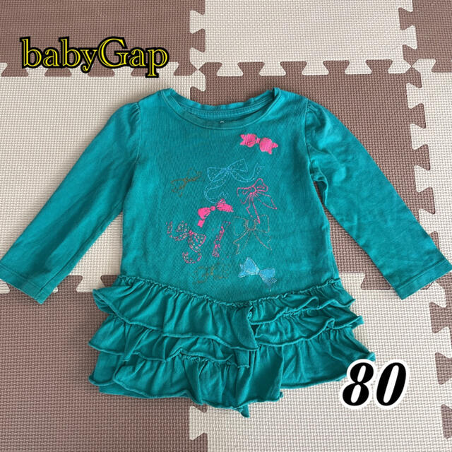 babyGAP(ベビーギャップ)のbabyGap ベビーギャップ 80 長袖 トップス キッズ/ベビー/マタニティのベビー服(~85cm)(シャツ/カットソー)の商品写真