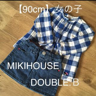 ミキハウス(mikihouse)のシャツ ワンピース スカート(ワンピース)