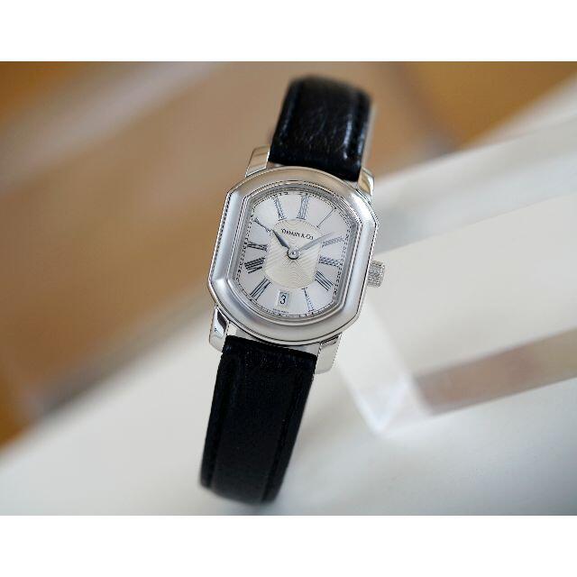 Tiffany & Co.(ティファニー)の美品 ティファニー マーク スクエア シルバー ローマン レディース  レディースのファッション小物(腕時計)の商品写真