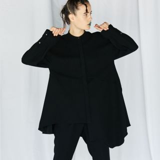 格安公式サイト ENFOLD エンフォルド PEツイルフレアシャツ / ブラウス