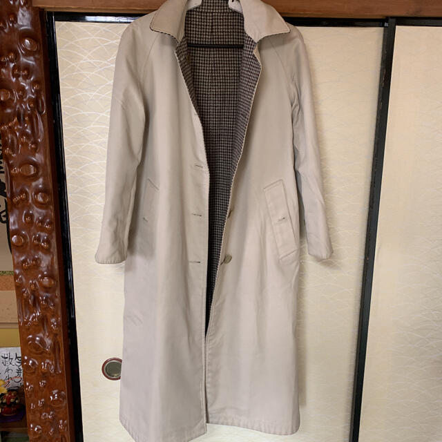 BURBERRY(バーバリー)のチェックロングコート レディースのジャケット/アウター(ロングコート)の商品写真