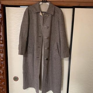 バーバリー(BURBERRY)のチェックロングコート(ロングコート)