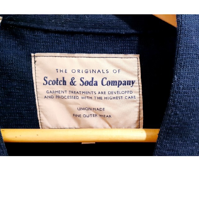 SCOTCH & SODA(スコッチアンドソーダ)のニットカーディガン　SCOTCH&SODA　メンズ　Ｓサイズ　ネイビー メンズのトップス(カーディガン)の商品写真