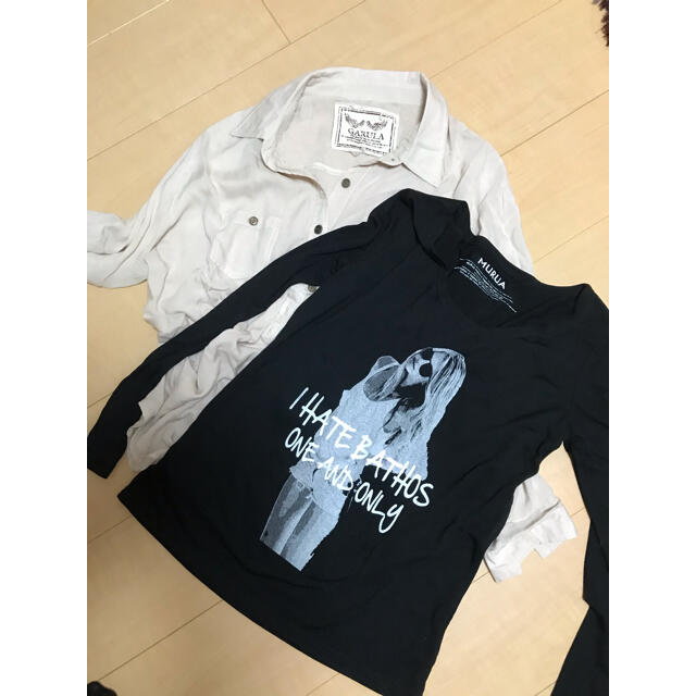 MURUA(ムルーア)のムルーアロングTシャツ　シャツセット レディースのトップス(Tシャツ(長袖/七分))の商品写真