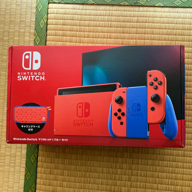 「Nintendo Switch マリオレッド×ブルー セット」本体