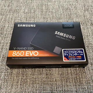 サムスン(SAMSUNG)の【未使用】Samsung 860 EVO 500GB 国内正規保証品(PCパーツ)