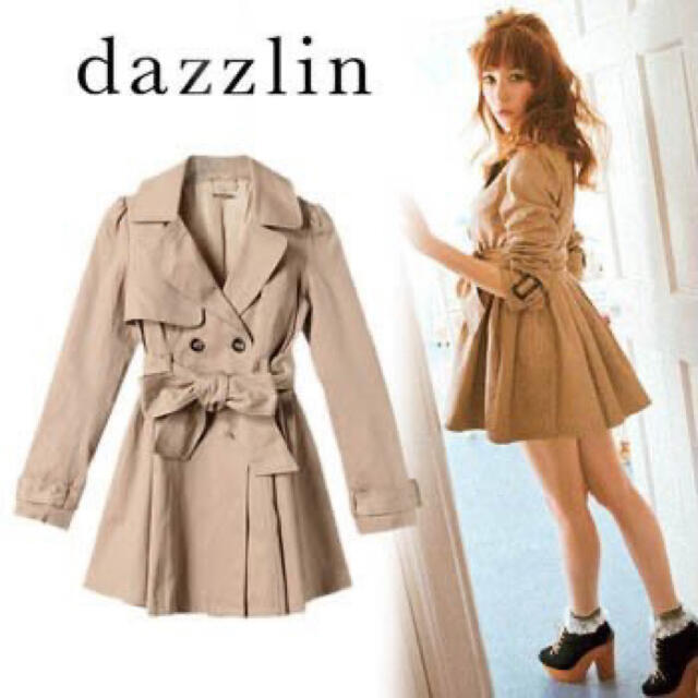 dazzlin(ダズリン)のdazzlin トレンチコート ベージュ レディースのジャケット/アウター(トレンチコート)の商品写真