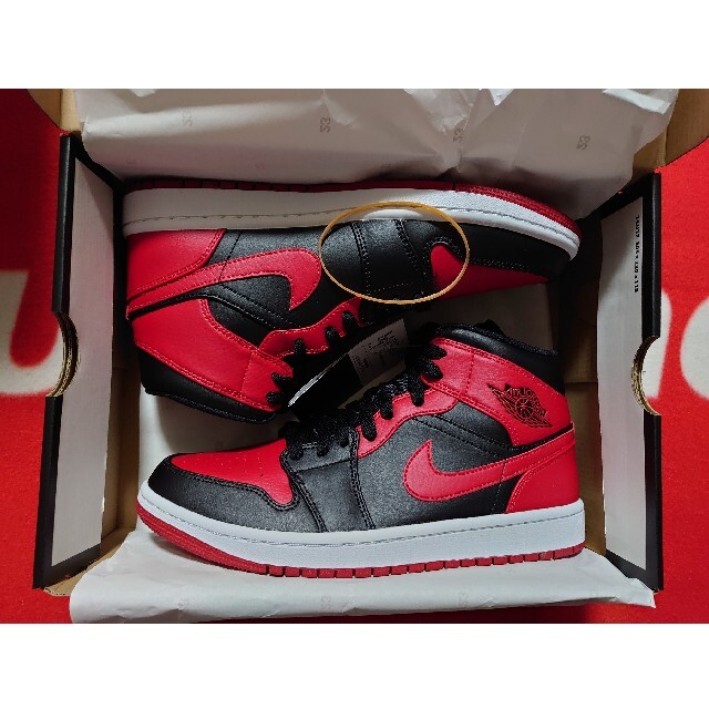 NIKE(ナイキ)の25.5cm★NIKE AIR JORADN 1 MID "BRED"　ブレッド メンズの靴/シューズ(スニーカー)の商品写真