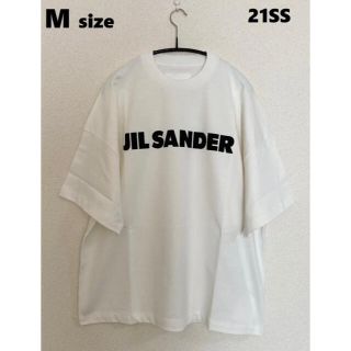 ジルサンダー(Jil Sander)の21SS【新品】JIL SANDER　ロゴ プリント コットン Tシャツ M(Tシャツ/カットソー(半袖/袖なし))