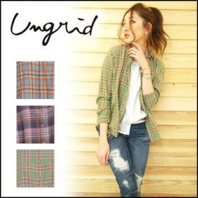 Ungrid(アングリッド)のUngrid マルチチェックSH レディースのトップス(シャツ/ブラウス(長袖/七分))の商品写真