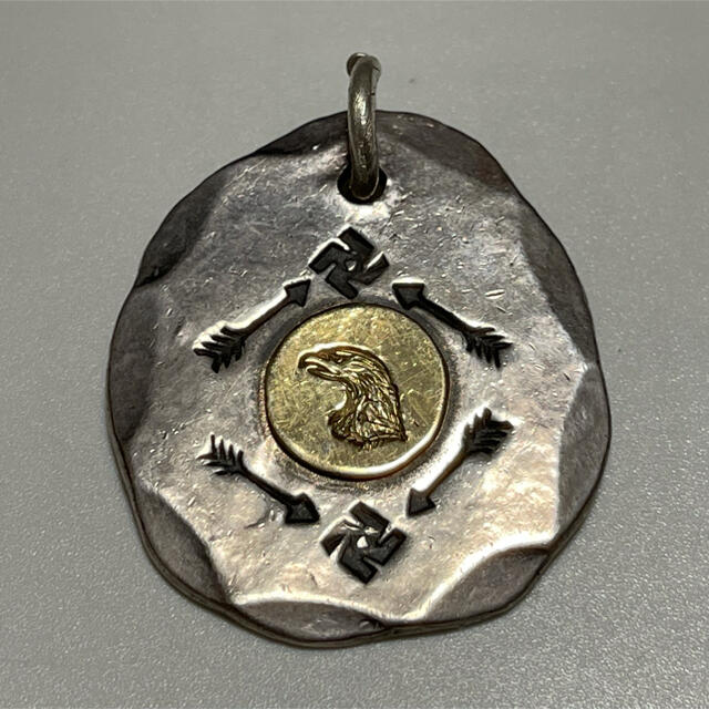 ラリースミス メダル タタキ トップ イーグル 18K 卍 スタンプ付属品