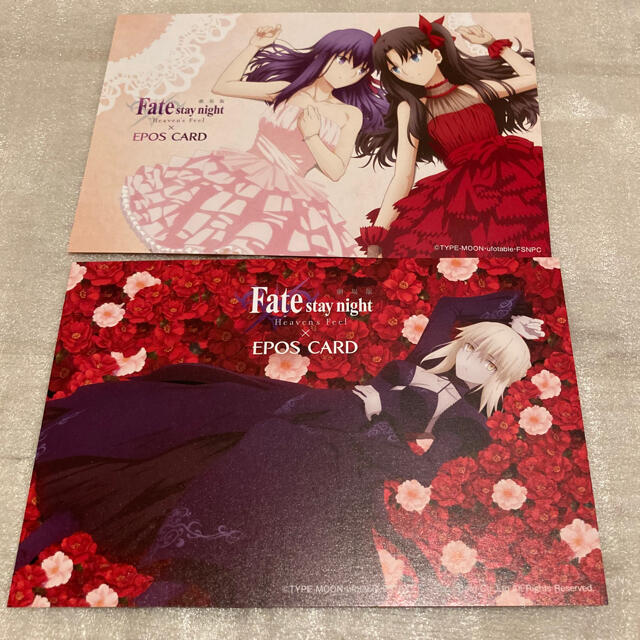 劇場版Fate stay night エポスカード ポストカード 遠坂凛 間桐桜 エンタメ/ホビーのアニメグッズ(カード)の商品写真