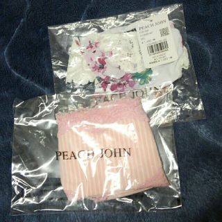 ピーチジョン(PEACH JOHN)のPEACH JOHN　イツデモジャストソング＆ストライプ柄ショーツ　2枚セット(ショーツ)