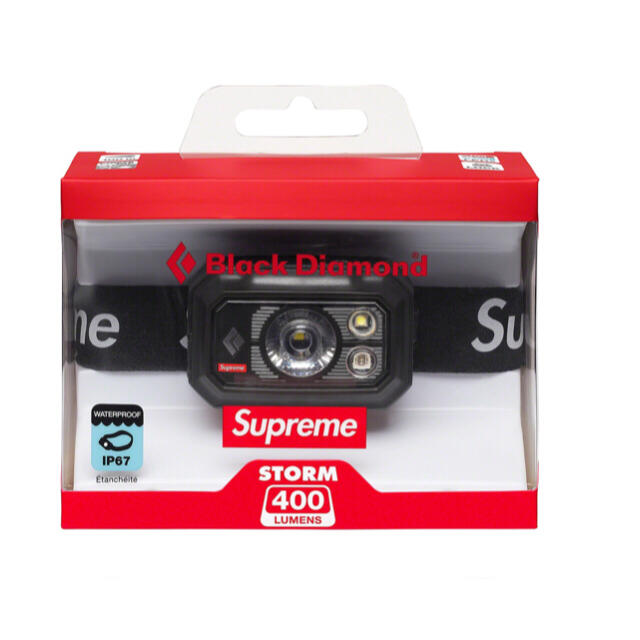 Supreme(シュプリーム)のSupreme/Black Diamond Storm 400 Headlamp スポーツ/アウトドアのアウトドア(ライト/ランタン)の商品写真