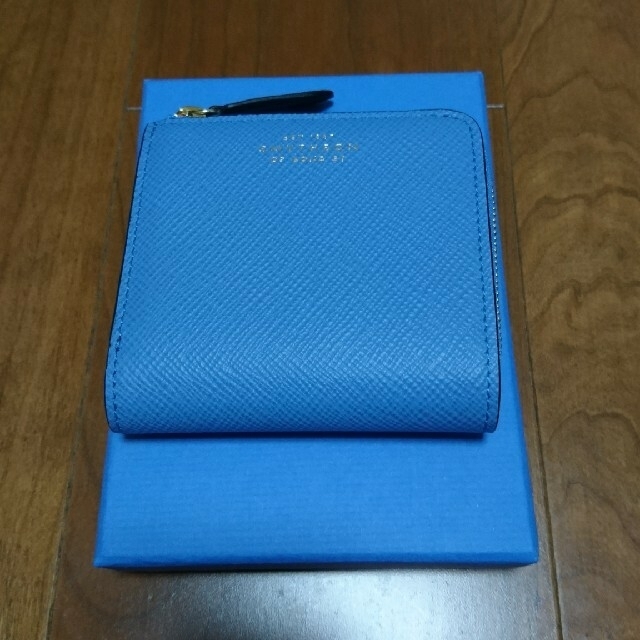 Smythson(スマイソン)のスマイソンSMYTHSON Panama ジップ二つ折りウォレット メンズのファッション小物(折り財布)の商品写真