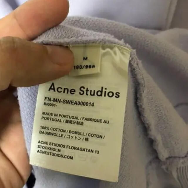 ACNE(アクネ)のacne studios スウェット メンズのトップス(スウェット)の商品写真