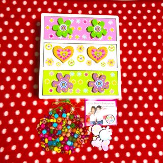 BEAD BAZAAR ビーズハザール 3段棚＆ウッドビーズ(知育玩具)