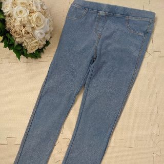 ザラキッズ(ZARA KIDS)のZARA 　キッズ　スキニーデニム　size8  128(パンツ/スパッツ)