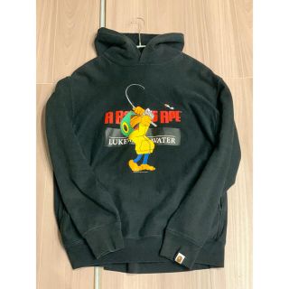 アベイシングエイプ(A BATHING APE)のA BATHING APE 黒パーカー(パーカー)