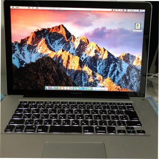 マック(Mac (Apple))のAPPLE MacBook Pro MC721J/A 15-inch(ノートPC)