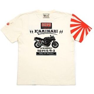 テッドマン(TEDMAN)のｶﾐﾅﾘﾓｰﾀｰｽ/刀/Tｼｬﾂ/白/kmt-218/ﾃｯﾄﾞﾏﾝ(Tシャツ/カットソー(半袖/袖なし))