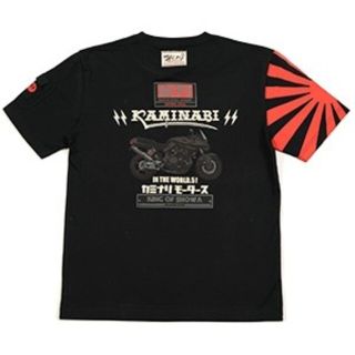 テッドマン(TEDMAN)のｶﾐﾅﾘﾓｰﾀｰｽ/刀/Tｼｬﾂ/黒/kmt-218/ﾃｯﾄﾞﾏﾝ(Tシャツ/カットソー(半袖/袖なし))