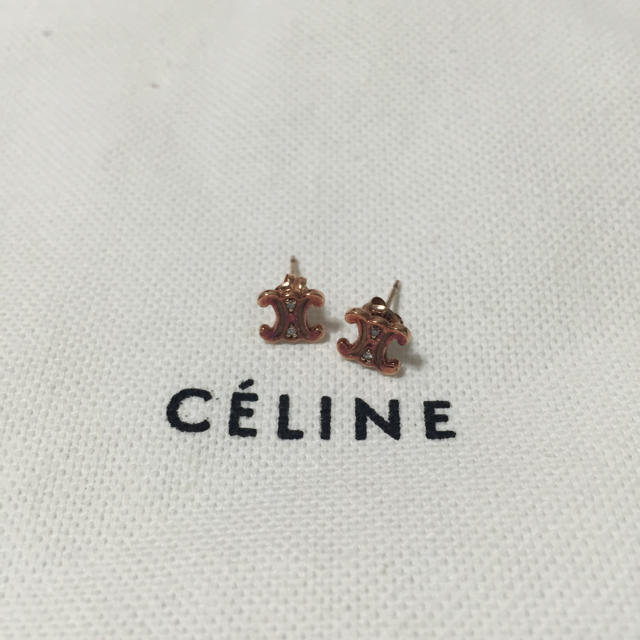 celine(セリーヌ)のセリーヌ ピアス ピンクゴールド レディースのアクセサリー(ピアス)の商品写真