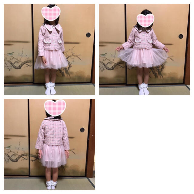 専用 ピンク フォーマル 女の子 入学 卒園 セットアップ