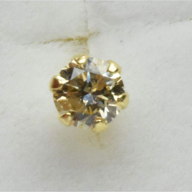 【新品】K18 ゴールド 合計 0.15ct ダイヤモンド ピアス
