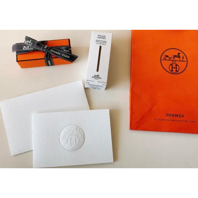 エルメス HERMES リップバーム 新品未使用 プレゼント包装リップケア/リップクリーム