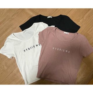 ジェイダ(GYDA)の♡様　白ピンク2枚セット(Tシャツ(半袖/袖なし))