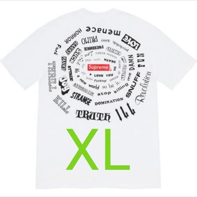 Supreme Spiral Tee White XL 通信販売 5510円引き www.gold-and-wood.com