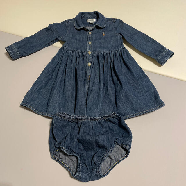 Ralph Lauren(ラルフローレン)のラルフローレン　ワンピース2枚セット キッズ/ベビー/マタニティのベビー服(~85cm)(ワンピース)の商品写真