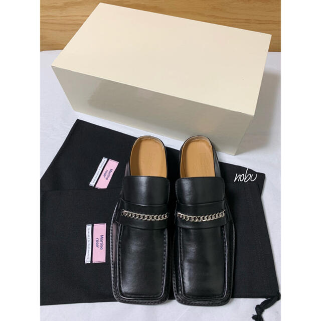 新品《 Martine Rose 》レザー ローファー ミュール 41 winstudio.com.sg