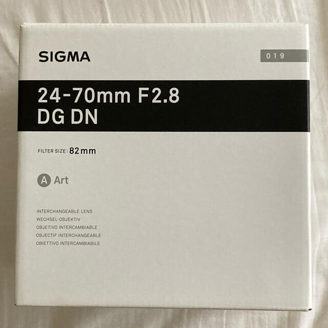 SIGMA(シグマ)のSIGMA 24-70mm F2.8 DG DN | Art フルサイズ　 スマホ/家電/カメラのカメラ(レンズ(ズーム))の商品写真